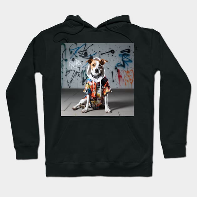 Graffitti Dog Hoodie by NatashaCuteShop